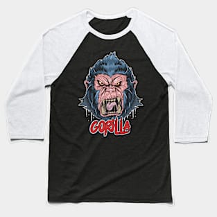 gorilla angry face artwork Baseball T-Shirt